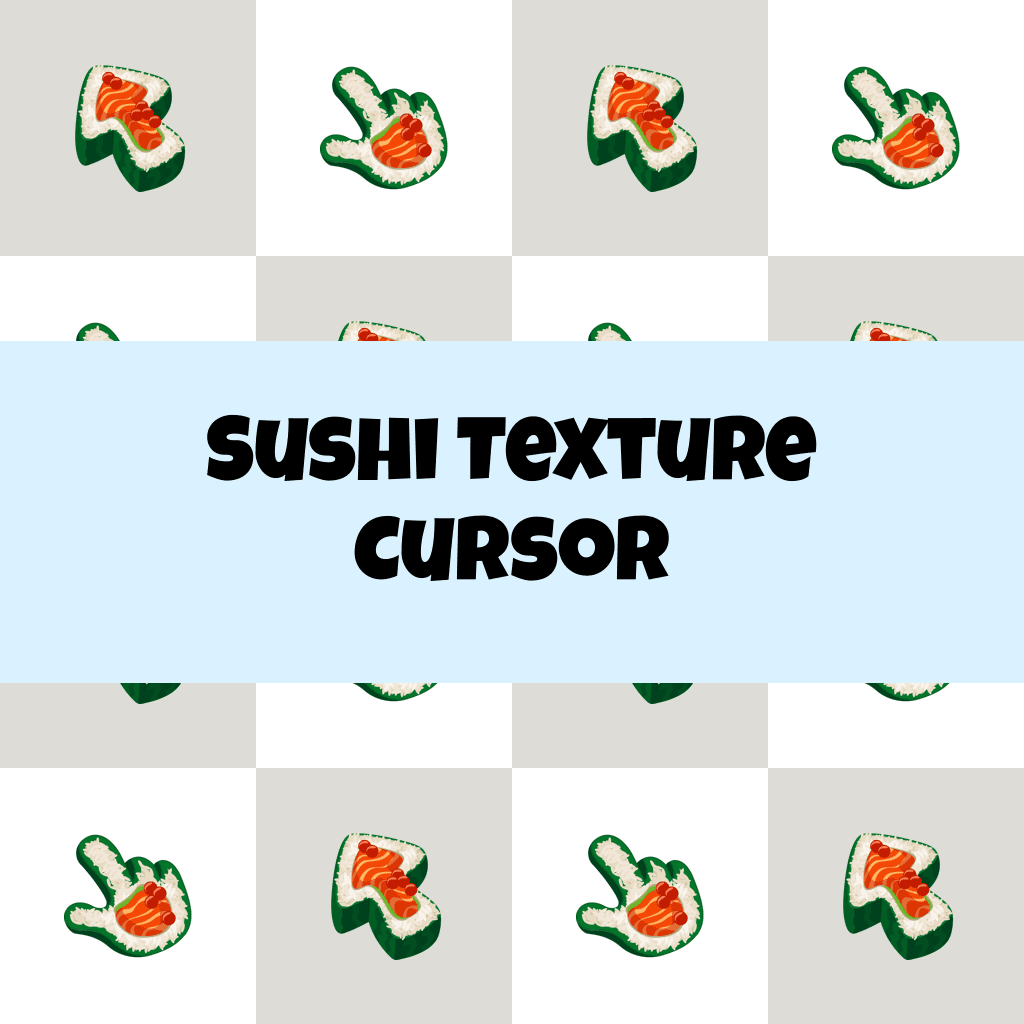 Preview Sushi Texture cursor custom cursor pack